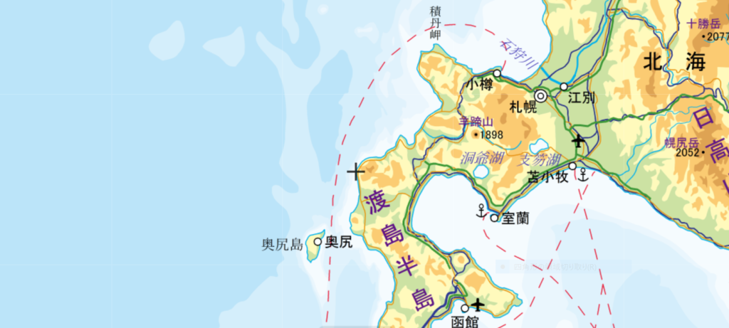 茂津多岬灯台 塔頂までの高さ日本一 北海道島牧郡島牧村 風感じる